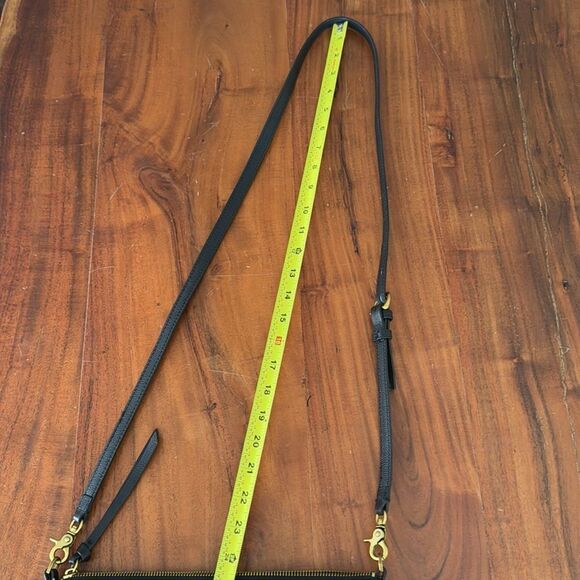 Botkier black pebble leather large crossbody bag xl strap lots of pockets EUC - Picture 15 of 15